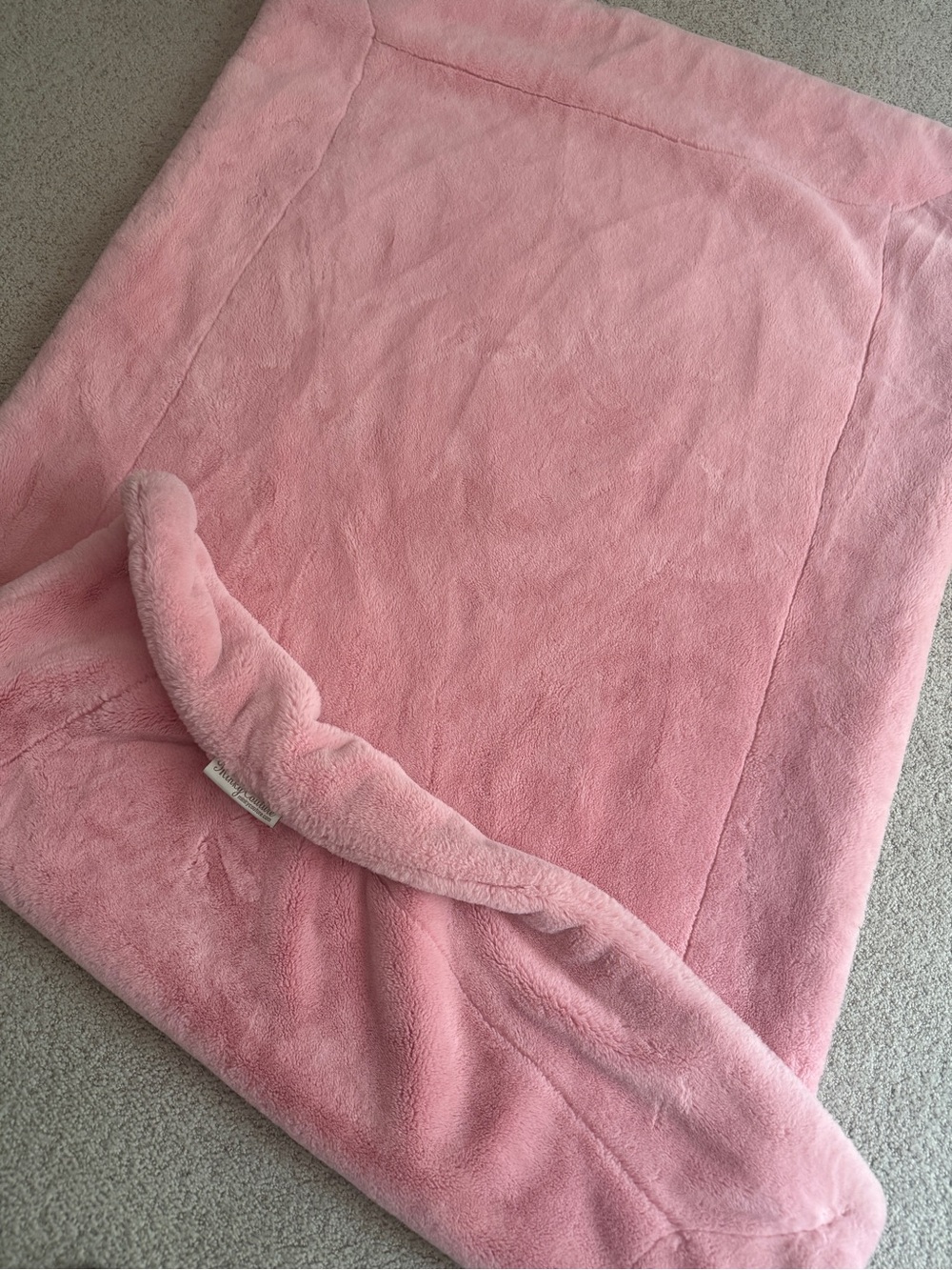 Minky Couture Soft Pink Blanket - Picture 4 of 4